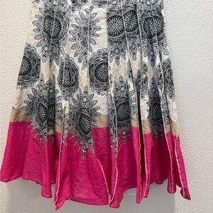 Chic A-Line Skirt with Pink and Black Mandala Design
SKIRTS ON SALE!